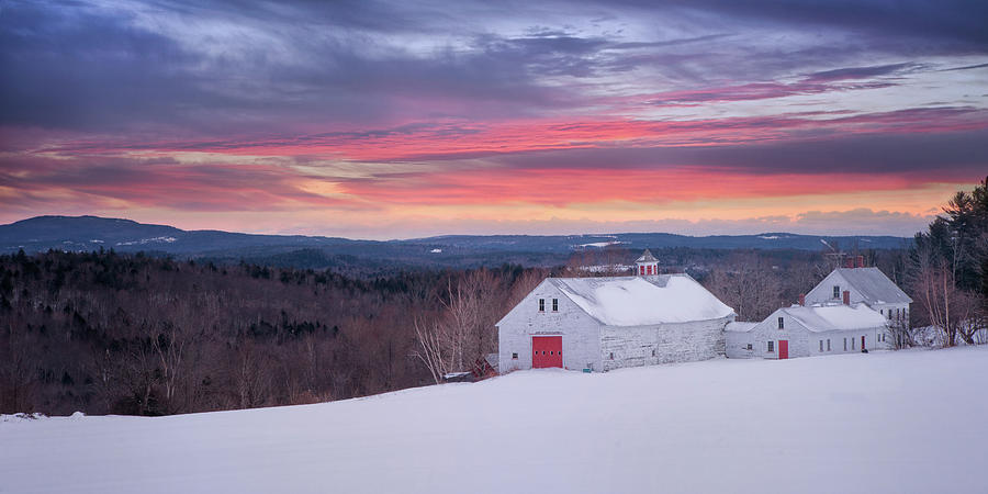 Sunset Over the Farm Photograph by Darylann Leonard Photography