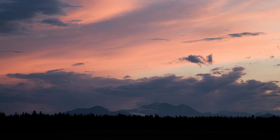 Sunset over the Kamnik Alps Photograph by Ian Middleton