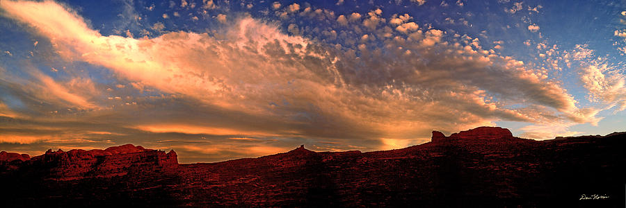 Sunset Over The Moab Rim 2 Photograph by Dan Norris
