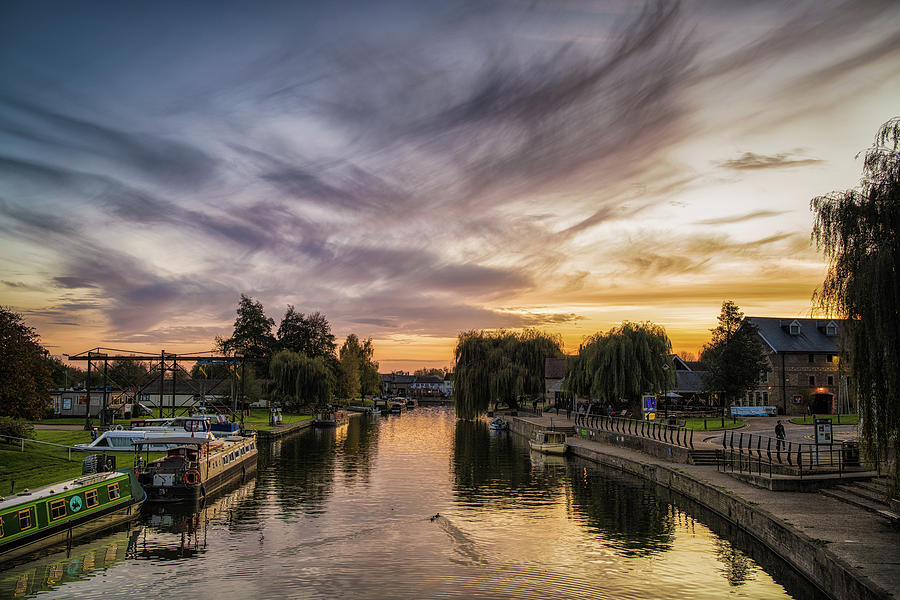 Sunset over the Ouse Photograph by James Billings