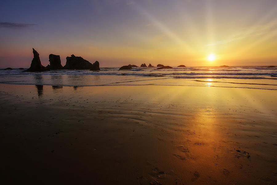 Sunset over the Pacific by John Kiss Sunset over the Pacific by John Kiss