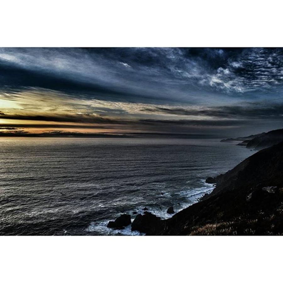Sunset Photograph - Sunset Over The Pacific Ocean In Big by Jesse L