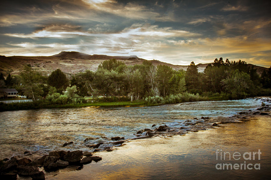 Sunset Over The Payette River Photograph by Robert Bales