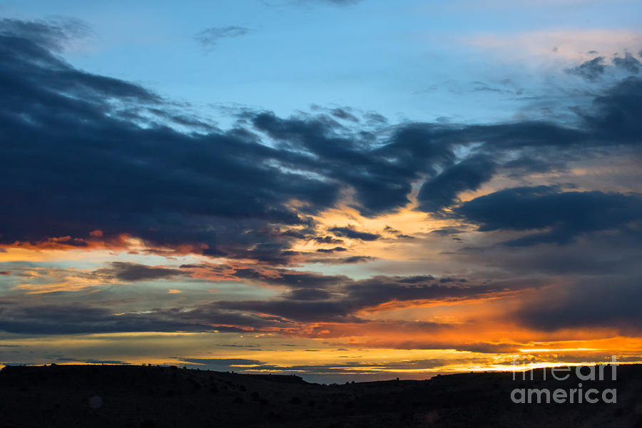 Sunset Over the Plains of the Texas Panhandle 1 Photograph by Mary Jane Armstrong