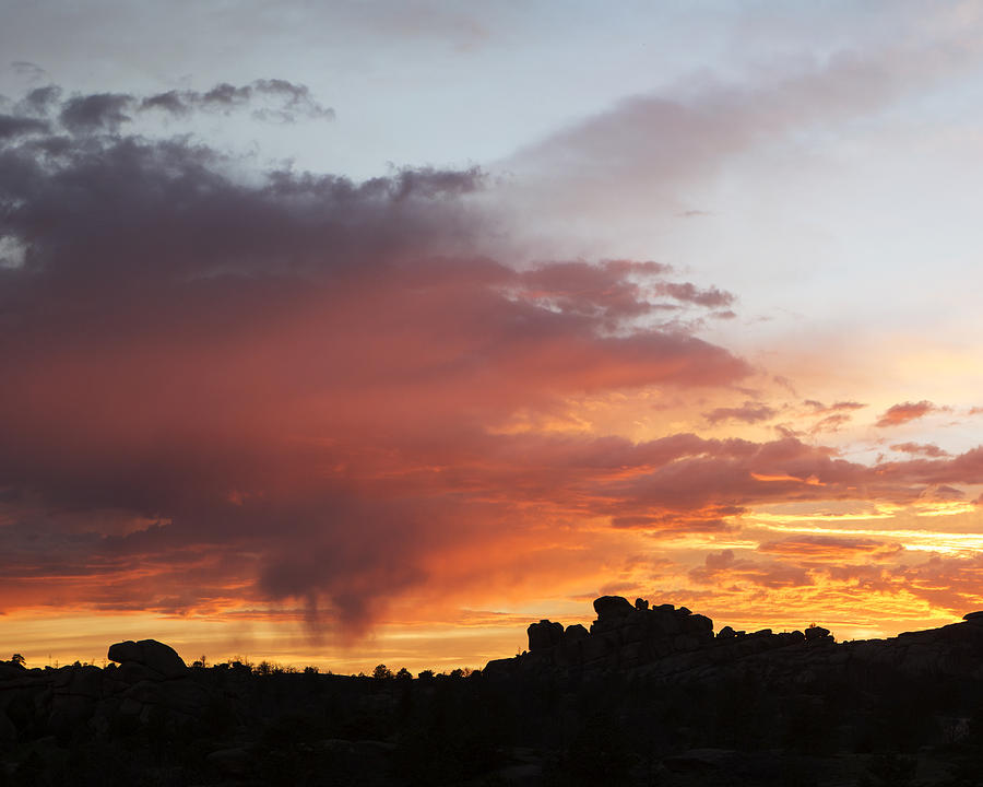 Sunset over Veadawoo 1/4 Photograph by D Scott Clark