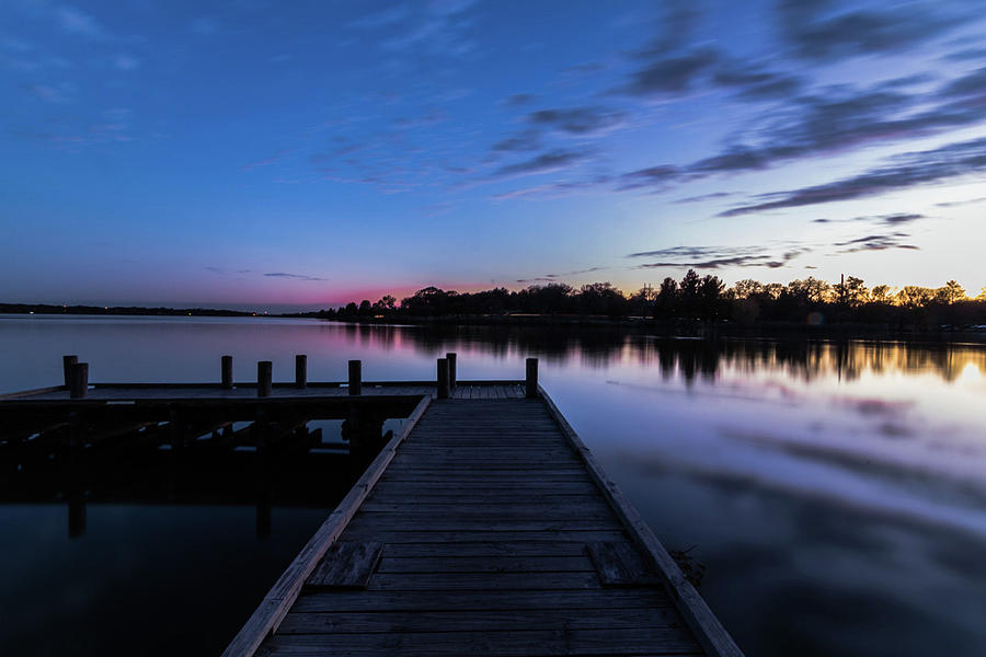 Sunset over White Rock Lake Photograph by Seth Gist - Fine Art America