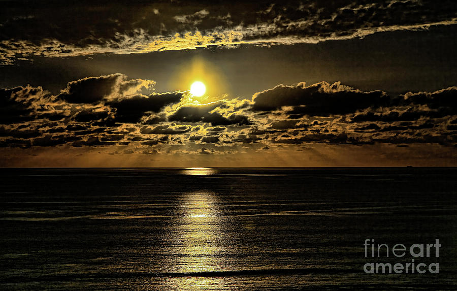 Sunset Pacific Ocean Moods  Photograph by Chuck Kuhn