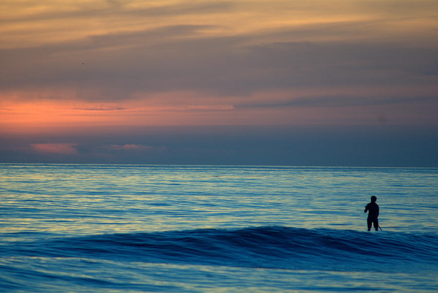 Sunset Paddle Photograph by Todd Hummel Sunset Paddle Photograph by Todd Hummel