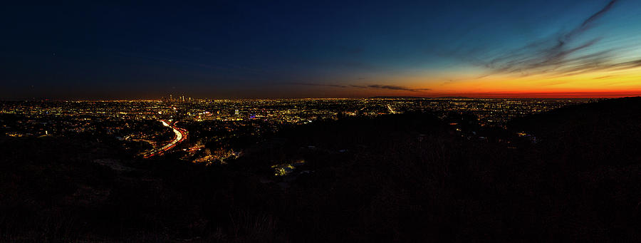 Sunset Panorama Photograph by Andrew Zuber