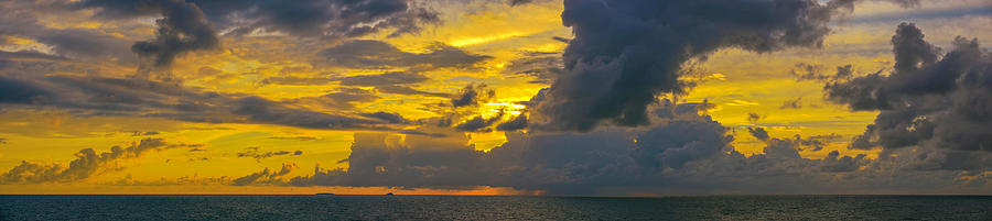 Sunset Panorama Photograph by Judith Barath