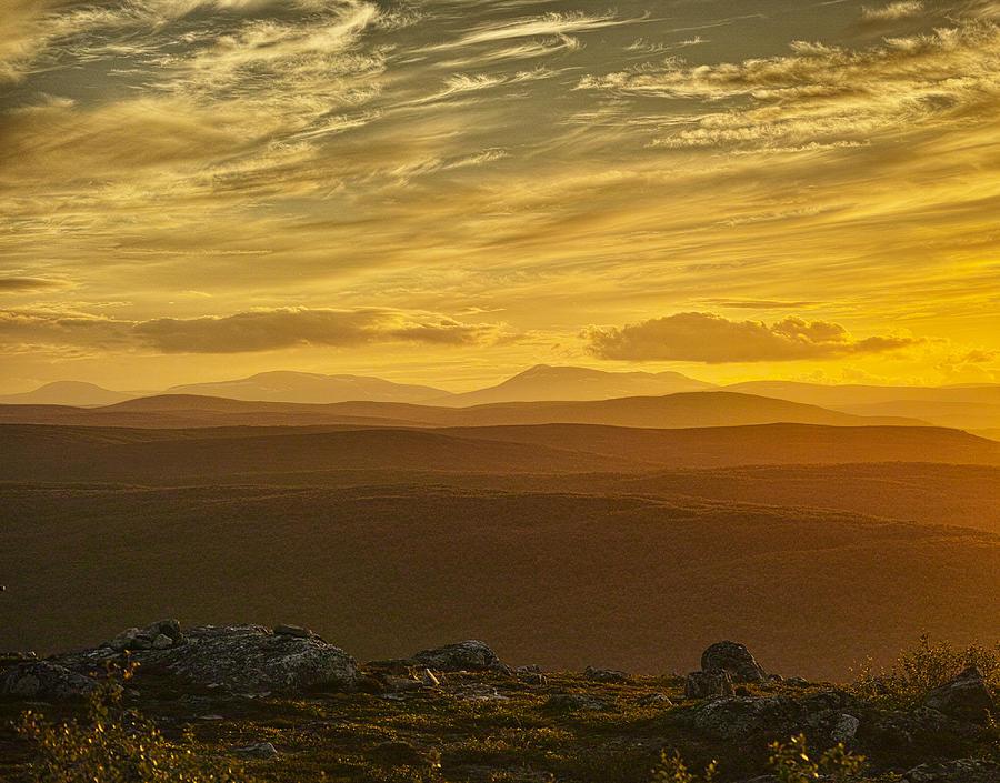 Sunset Photograph by Pekka Sammallahti