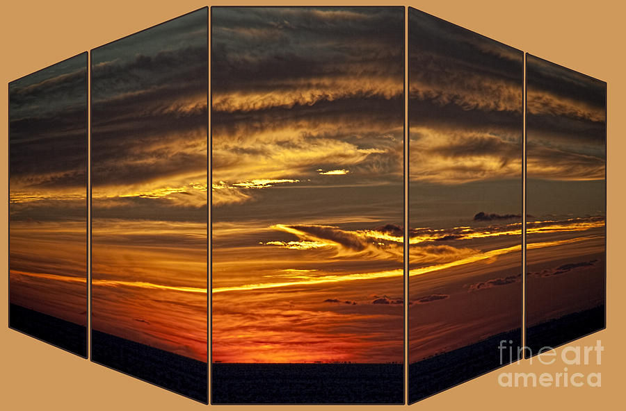 Sunset Perspective Photograph by Shirley Mangini