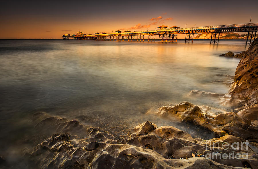 Sunset Pier Photograph by Adrian Evans