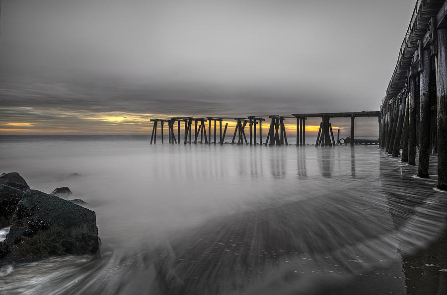 Sunset Pier Photograph by John Maslowski