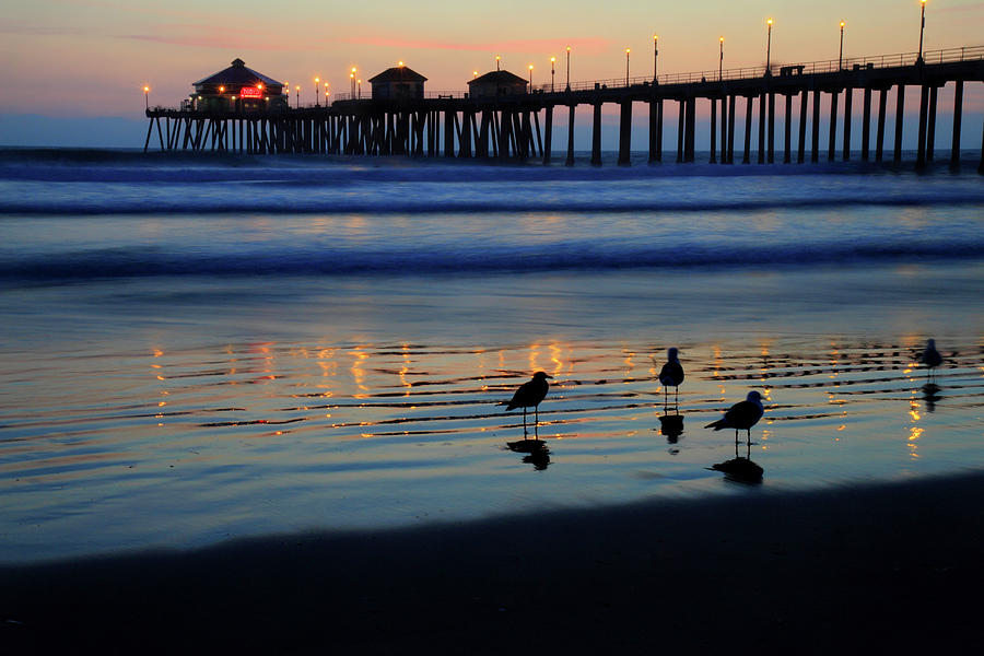 Sunset pier Photograph by Pierre Leclerc Photography