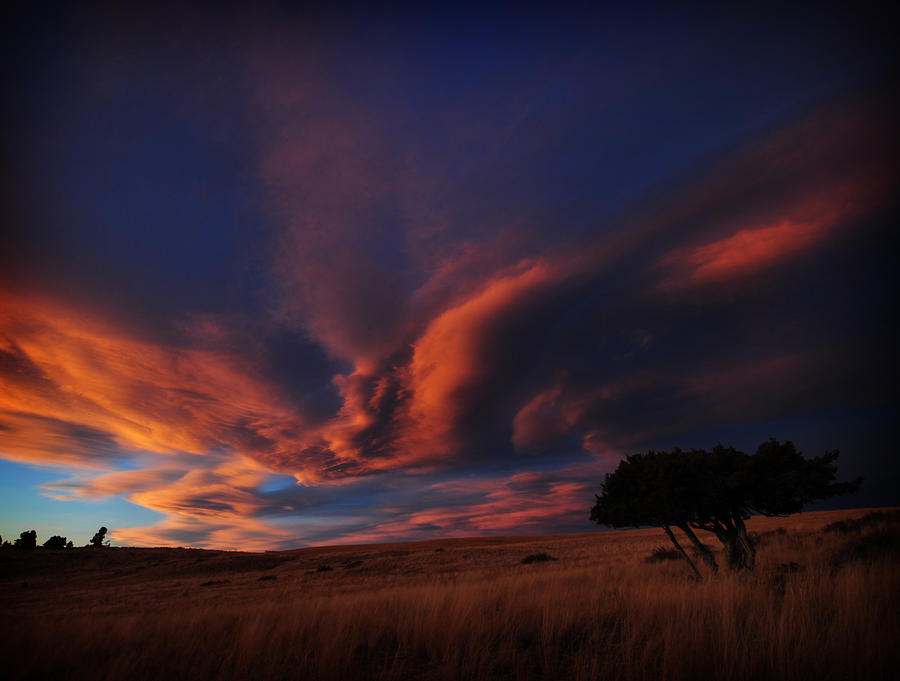 Sunset Plains Photograph by Jedediah Hohf