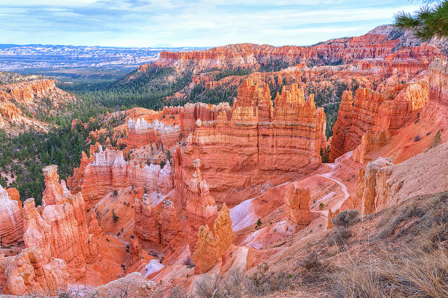 Sunset Point at Bryce Canyon Photograph by John M Bailey