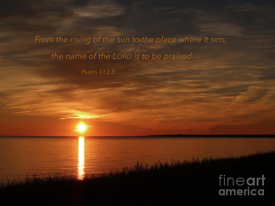 Sunset Psalm Photograph