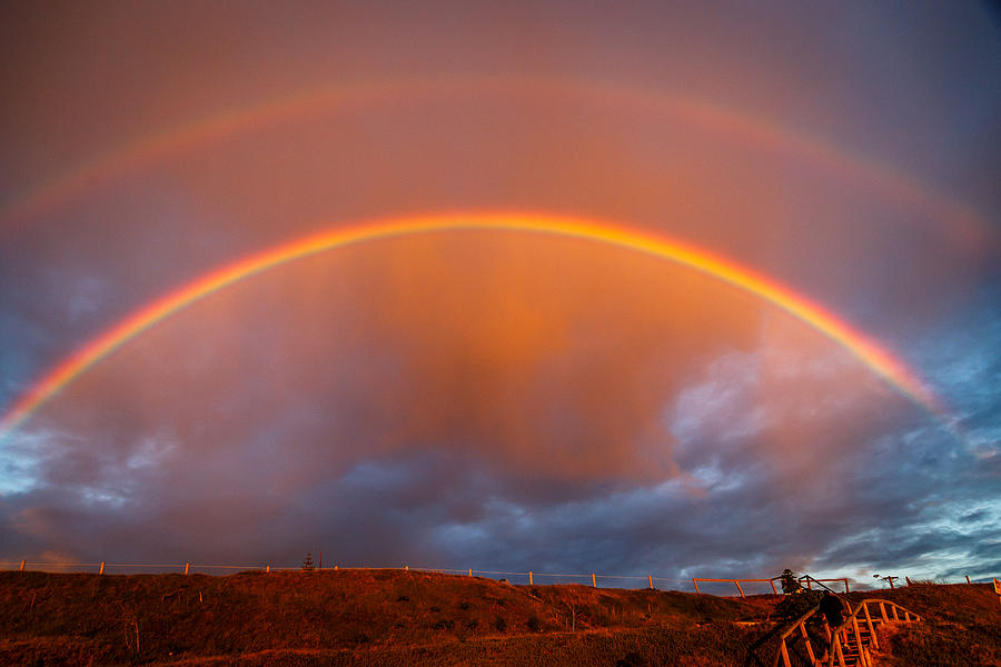 Sunset Rainbows Photograph by Robert Caddy
