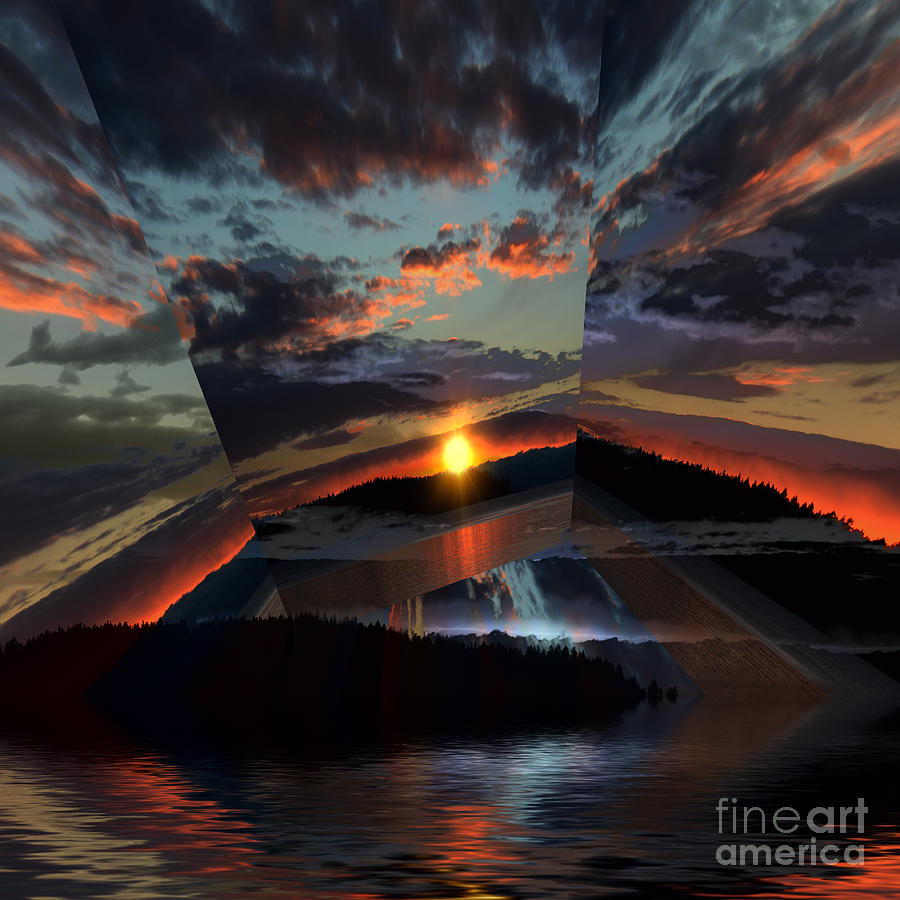 Sunset Rays 3 Photograph by Elaine Hunter