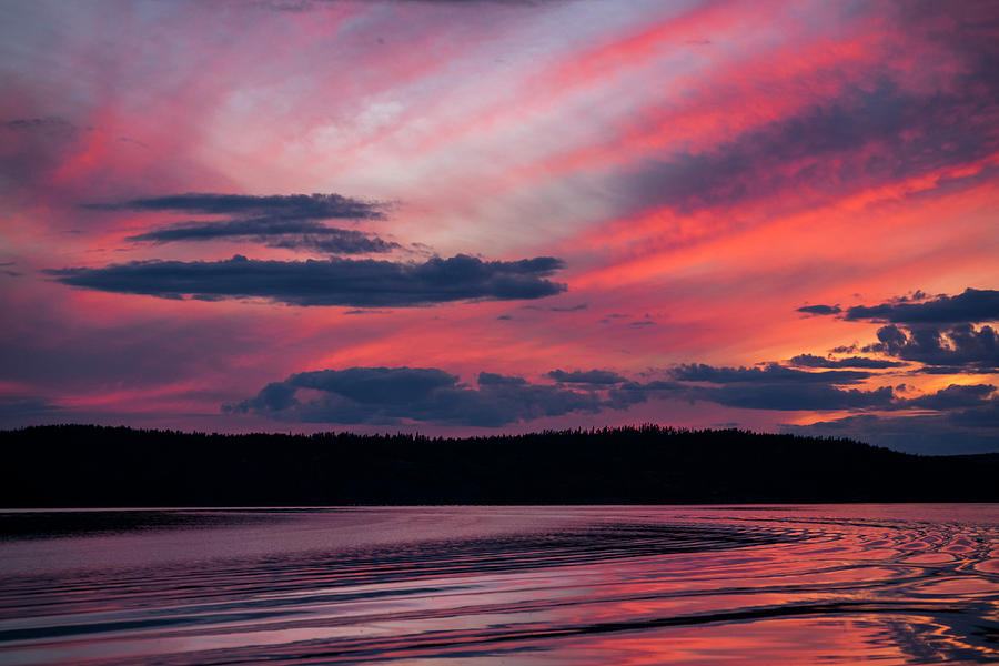 Sunset Red Lake Photograph by Keith Smith - Fine Art America