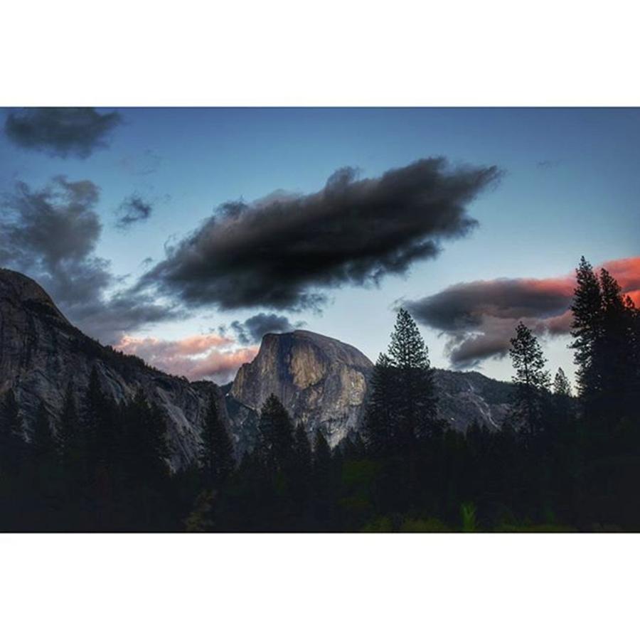 Yosemite National Park Photograph - Sunset Reflecting Off Half Dome In by Jesse L