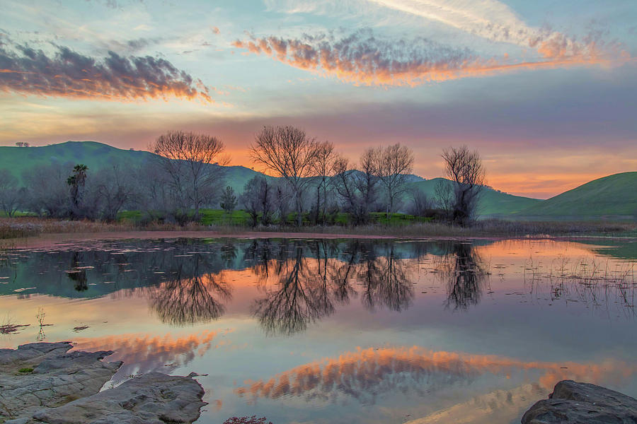 Sunset Reflection Photograph by Marc Crumpler