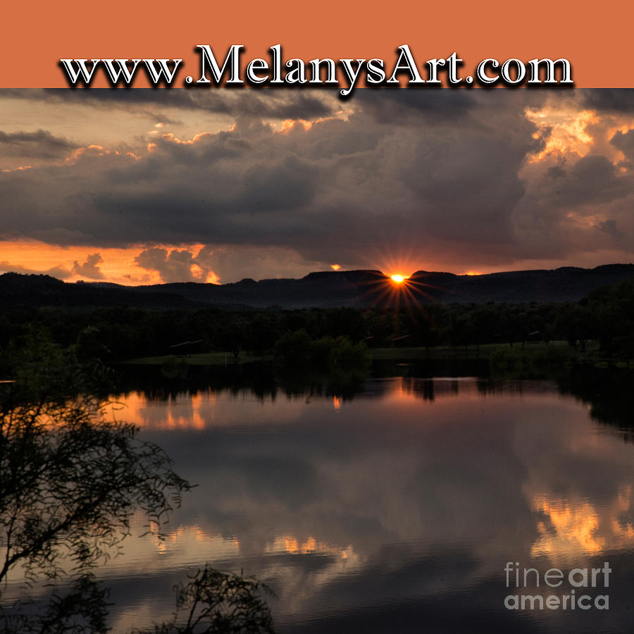 Sunset Reflection Photograph by Melany Sarafis