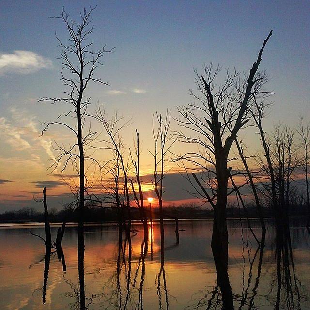 Sunset Photograph - Sunset Reflections. #naturelover by Douglas Carey