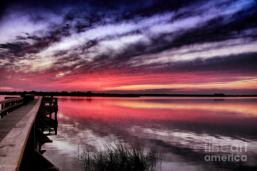 Sunset Reflections Photograph by Phil Mancuso