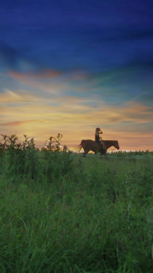 Sunset Ride by Rick Redman Sunset Ride by Rick Redman