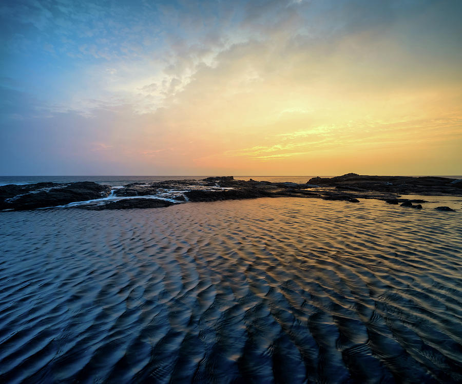Sunset Ripples Photograph by Christopher Johnson