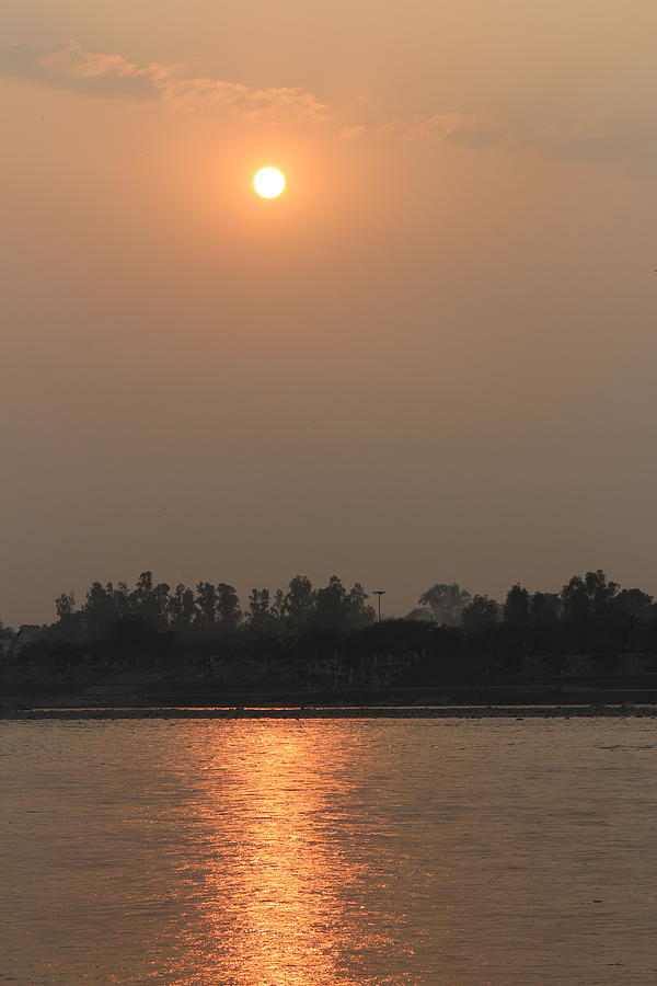 Sunset, Rishikesh Photograph by Jennifer Mazzucco