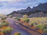 Sunset Road Pastel by Constance Gehring