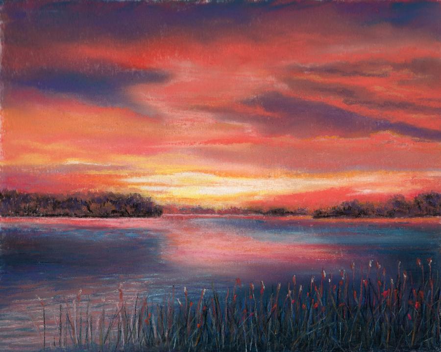 Sunset Pastel - Sunset by Robynne Hardison