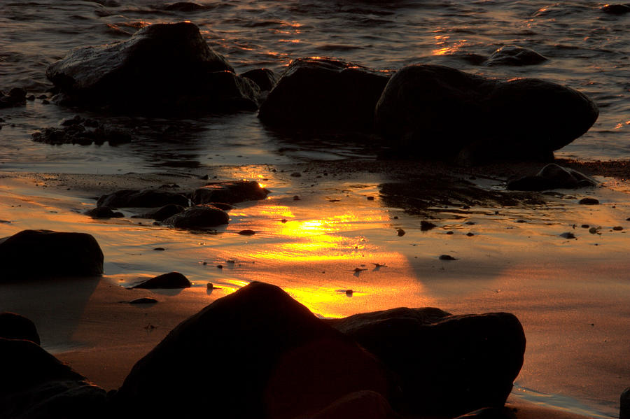 Sunset Rocks Photograph by Brad Scott