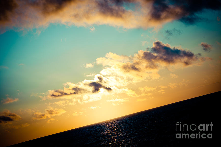 Sunset Rythm under sea Jurkalne Photograph by Raimond Klavins