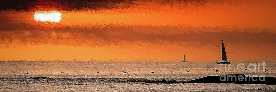 Sunset Sail 2 Photograph by Stefan H Unger
