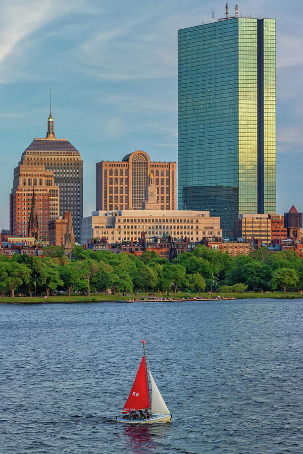 Sunset Sail on the Charles River Photograph by Kristen Wilkinson