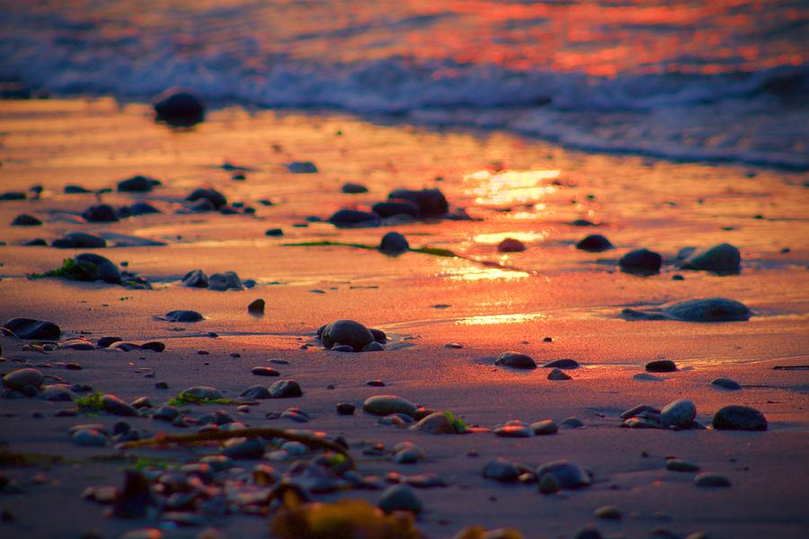 Sunset Photograph - Sunset Sand Reflection by Bryant Cunningham