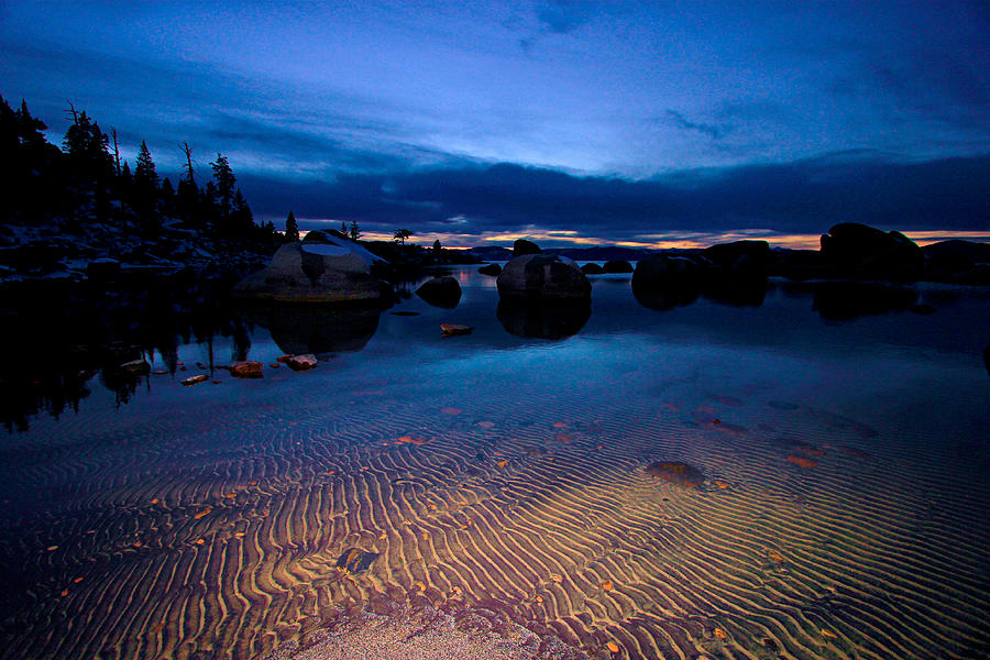 Sunset Sand Ripples  Photograph by Sean Sarsfield