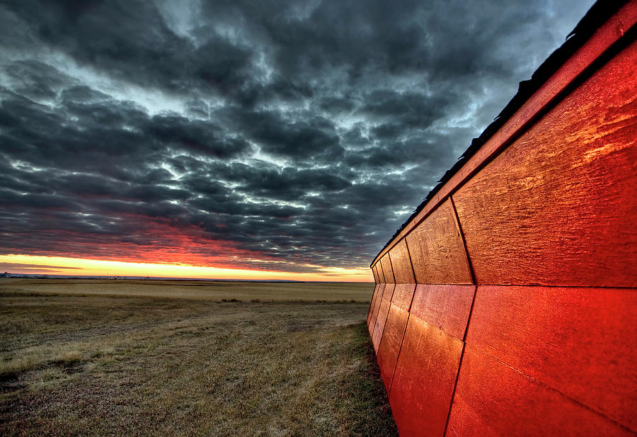 Sunset Saskatchewan Canada Digital Art by Mark Duffy