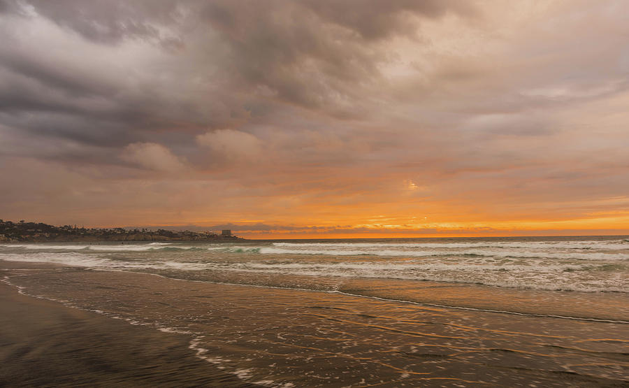 Sunset Scripps Beach La Jolla Ca Photograph by Bruce Pritchett