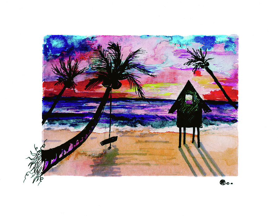 Easy Beach Scenery ⛱ | oil pastel, drawing, Sharpie, stationery | Easy Beach  Scenery Drawing ⛱ 👌 #TinyPrintsArt Stationary Used Drawing Sheet Doms oil  pastels Sharpie Online Drawing Classes For Kids... | By Tiny Prints Art  AcademyFacebook