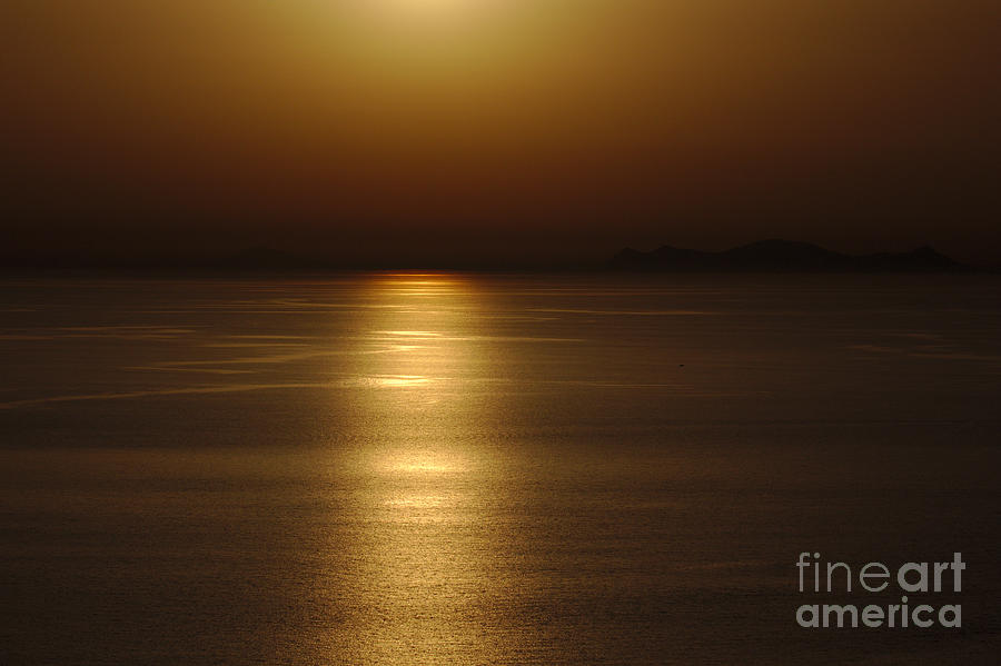 Sunset Sea Photograph by Jeremy Hayden