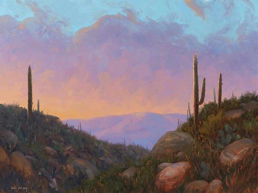 Sunset Sentinels 2 Painting