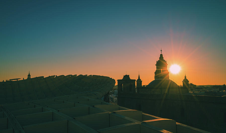 Sunset Seville Photograph
