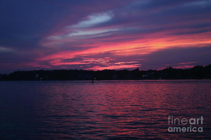 Sunset Shades of Purple Photograph by Mary Haber
