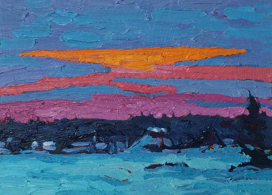 Sunset Shades Painting by Phil Chadwick