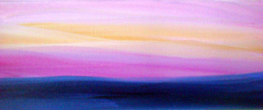 Sunset Shadows Painting by Celeste Friesen
